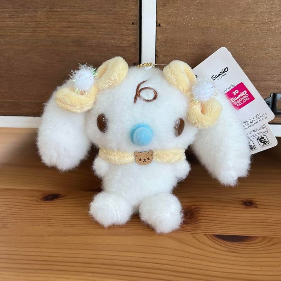 シナモロール シナモン みるく ぬいぐるみ マスコット シナモロールのふわふわ感触がたまらないぬいぐるみ。本物の